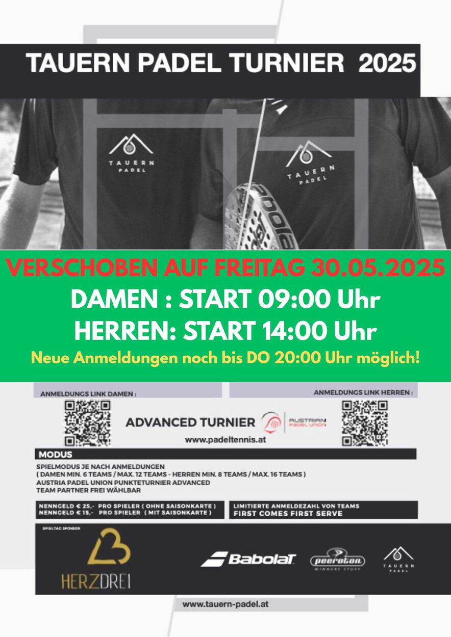 VERSCHOBEN: APU Turnier auf 30.05.2025