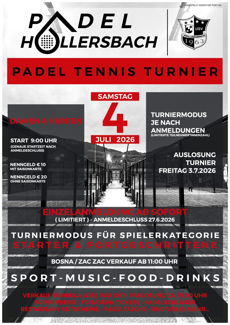 5. Padelfest Hollersbach TURNIER